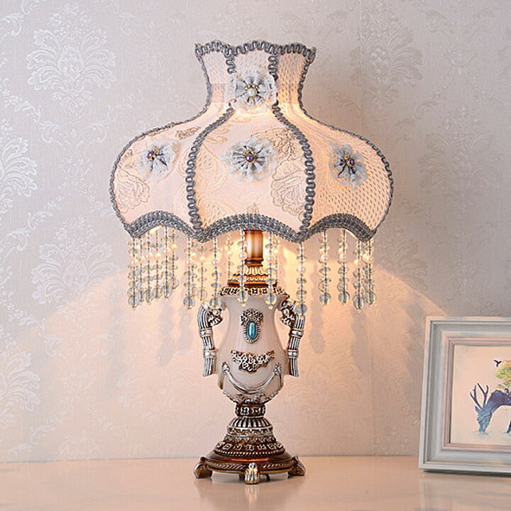 楽天市場】AAAZM デスクライト おしゃれ 北欧 LED対応 姫系 花柄 傘型  