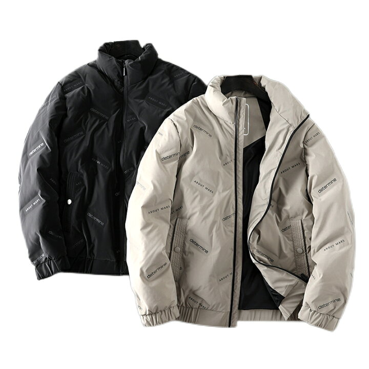 楽天市場 ダウン ダウンジャケット メンズ ダウンコート 冬服 詰め襟 模様 男性用 防風 防寒着 安い 暖かい 新作 レジャー 40代 お洒落 人気 厚手 送料無料 向日葵shop楽天市場店