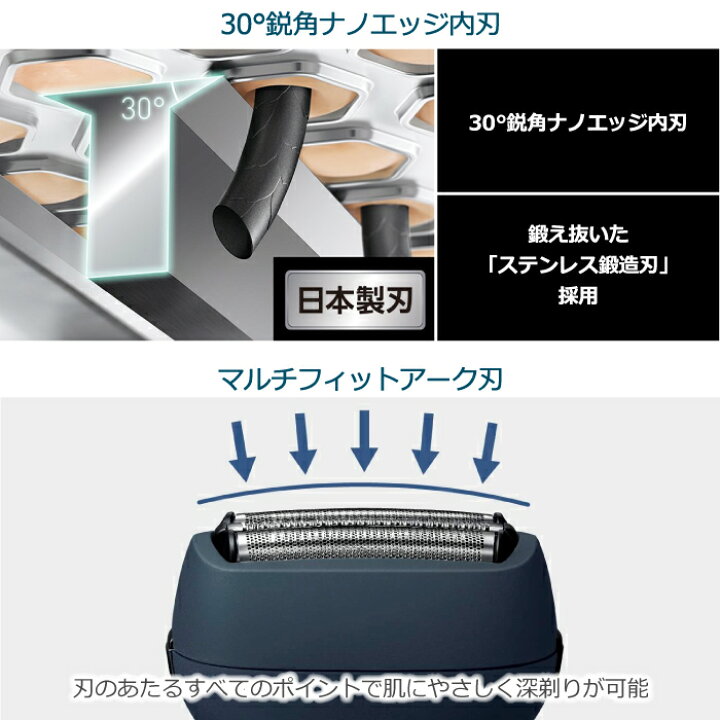 楽天市場】2023年6月発売モデル パナソニック メンズシェーバー 3枚刃  