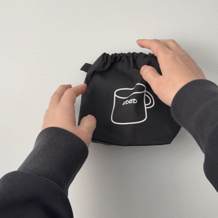 楽天市場】KITOKITO ぶらぶらしない コップ袋 ゴム口 巾着 ミニサイズ