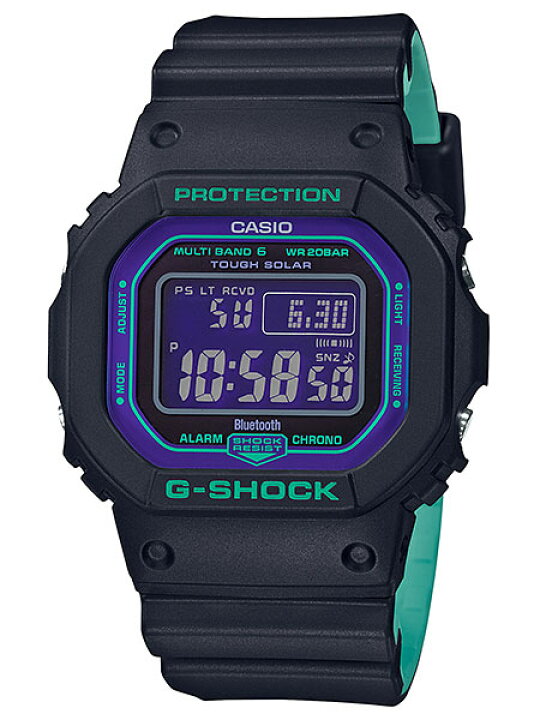 楽天市場】カシオ【G-SHOCK】Bluetooth 搭載 電波ソーラー◇GW-B5600BL 