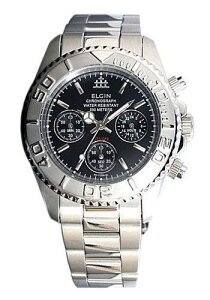 エルジン ELGIN クロノグラフ 腕時計 FK1120S-BN