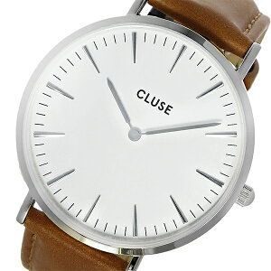 �N���[�X CLUSE ���E�{�G�[�� ���U�[�x���g 38mm ���f�B�[�X �r���v CL18211 �z���C�g/�u���E��