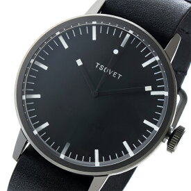 ソベット TSOVET SVT-SC38 クオーツ ユニセックス 腕時計 SC221010-45 ブラック