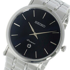 セイコー SEIKO プルミエ Premier クオーツ メンズ 腕時計 SKP399P1 ブラック