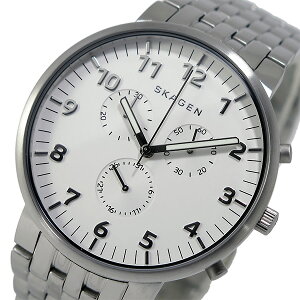 �X�J�[�Q�� SKAGEN �N�I�[�c �N���m �����Y �r���v SKW6231 �z���C�g
