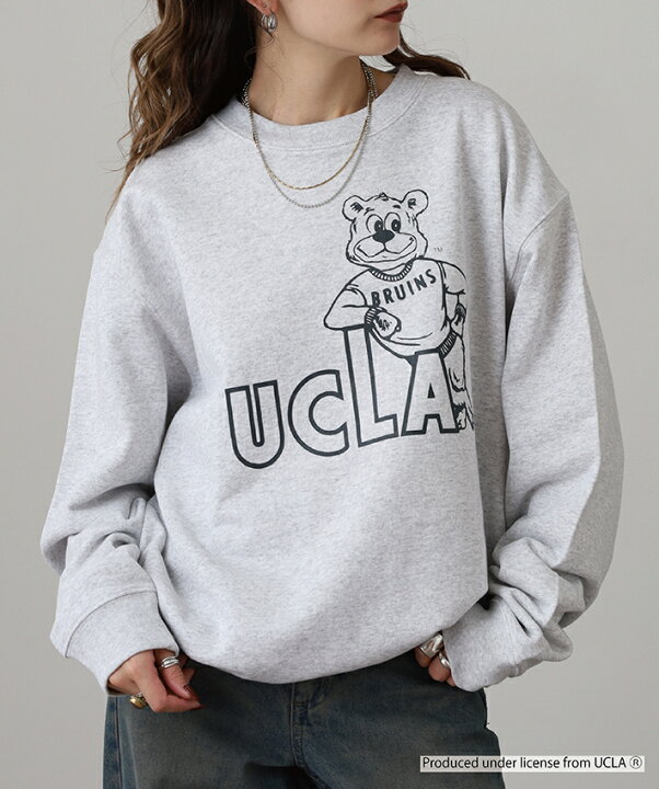 楽天市場】UCLA(ユーシーエルエー) DOUBLEｰSIDED PRINTING CREW SWEAT 