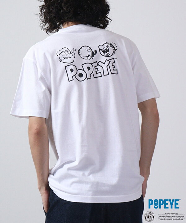 楽天市場】POPEYE SHORT SLEEVE T-SHIRT ポパイ ワンポイント 刺繍 T 