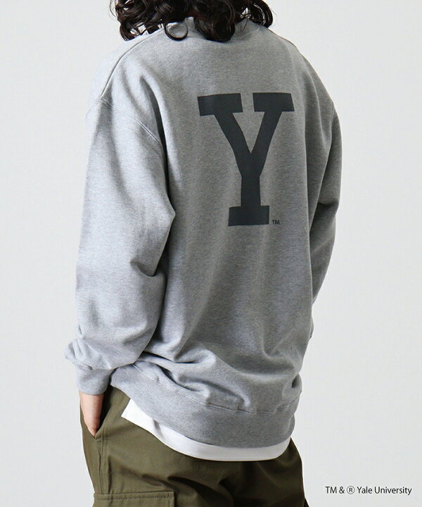 楽天市場】YALE イェール DOUBLE SIDED PRINTING CREW SWEAT カレッジ 