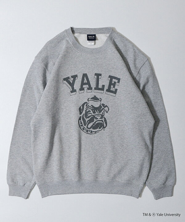 楽天市場】YALE イェール DOUBLE SIDED PRINTING CREW SWEAT カレッジ 