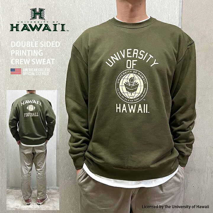 楽天市場】UNIVERSITY OF HAWAII ハワイ大学 DOUBLE SIDED PRINTING 