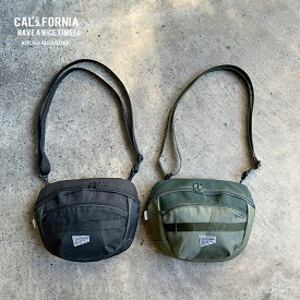 《CALIFORNIA HAVE A NICE TIME !》カリフォルニアハブアナイスタイム ROUND SHOULDER BAG (MHB-007) リメイク リサイクル ミリタリー バッグ ショルダーバッグ メンズ レディース ブランド