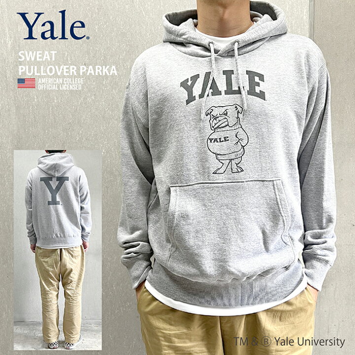 楽天市場】YALE イェール SWEAT PULLOVER PARKA カレッジプリント 