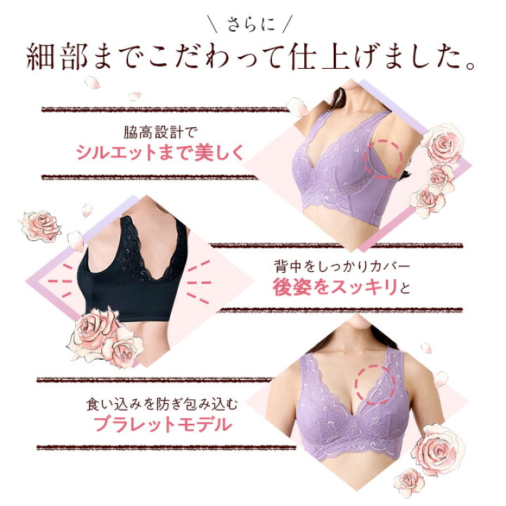 楽天市場】ブラ累計販売100万枚突破 公式【2枚セット】LUNA ナチュラル 