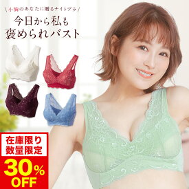 30％OFF【おひとり様3点まで】ブラ累計販売200万枚突破 公式 LUNAナチュラルアップナイトブラ 小胸 育乳 バストアップ バストケア ブラジャー ナイトブラ ルーナ ルーナブラ バストケア 夜用 補正 ノンワイヤー 夜ブラ LUNAブラ 鈴木奈々
