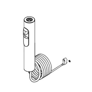 パナソニック ジェットウォッシャーノズル ハンドル組立品 EWCDJ72W4317 [ Panasonic 口腔洗浄器 ジェットウォッシャー ドルツ EW-CDJ72-W EWCDJ72 ハンドル グリップ 純正 正規品 交換 部品 パーツ 新品