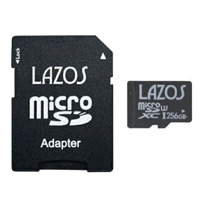microSDJ[h 64GB`256GB eʂIׂ SDA_v^t [J[h CLASS10 UHS-I [ LAZOS SDMIΉ e microSDXC }CNSD J X}z Q[ ]y[֑z