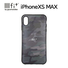 iPhoneXS Max ケース IIIIfit シンプル イーフィット 迷彩柄 カモフラージュ IFT-32CF [ グルマンディーズ PhoneXSMAX ケース スマホカバー ]【メール便送料無料】