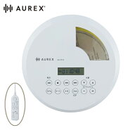 東芝 ポータブルCDプレーヤー AX-CP10(W) ［TOSHIBA 音楽プレーヤー MP3 簡単操作 乾電池対応 コンパクト…