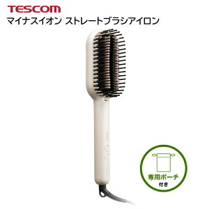 TESCOM �}�C�i�X�C�I�� �X�g���[�g�u���V�A�C���� TB560A-W �z���C�g [ �e�X�R�� �C�O�Ή� �X�g���[�g�A�C���� ���x���� �w�A�[�A�C���� ]�y���������z