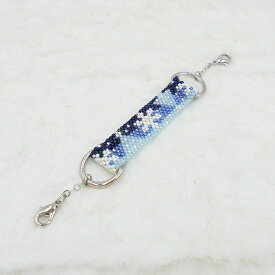 ビーズステッチキット スノーツリーのマスク留め ビーズステッチ キット