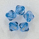 アクリルビーズ サファイア ソロバン型 3mm 4mm 5mm アクセサリ...