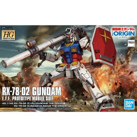 HG 1/144 RX-78-02 ガンダム(GUNDAM THE ORIGIN版) 『機動戦士ガンダム THE ORIGIN』 RX-78-02 プラモデル ジ・オリジン バンダイスピリッツ BANDAI SPIRITS ガンプラ おすすめ 組み立て式 プラモ