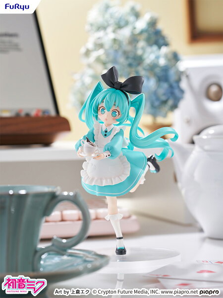 デスクトップフェアリー 初音ミク 不思議の国ver. フィギュア フリュー 初音ミク ボーカロイド ボカロ HatsuneMiku Vocaloid FURYU 塗装済み 完成品 かわいい おすすめ コレクション