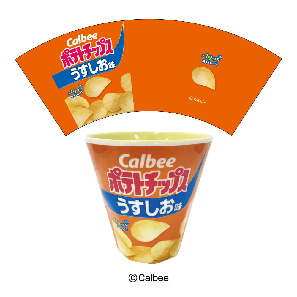 ﾎﾟﾃﾄﾁｯﾌﾟｽ ﾒﾗﾐﾝｶｯﾌﾟ(うすしお味) カルビー お菓子シリーズ エスケイジャパン