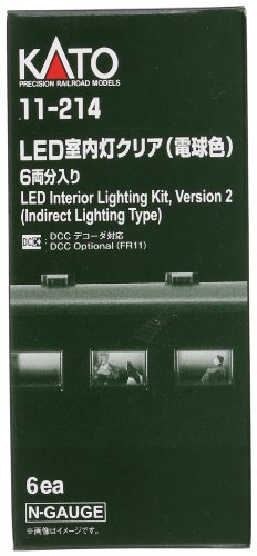 ATO Nゲージ LED室内灯クリア 電球色 6両分入 11-214 鉄道模型用品
