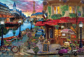 【日本製】ビバリー 500スモール ジグソーパズル 花彩るパリの街角（26×38）500S-003