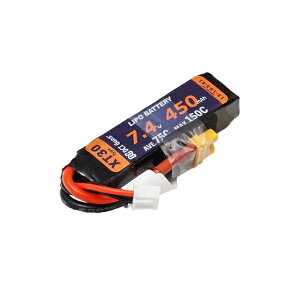LiPo7.4V450mAh75C-150C(XT30) [DCI-75C-450-3S1P-XT30](JANF4580083313557)