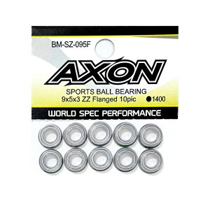 SPORTS BALL BEARING 9x5x3 ZZ Flanged 10pic [BM-SZ-095F](JAN�F4573448245303)