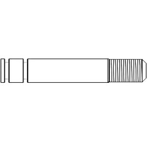 HIGH BIG BORE SHOCK4 PISTON ROD L18.0(2pic) [DT-SP-303F](JAN�F4573448247147)
