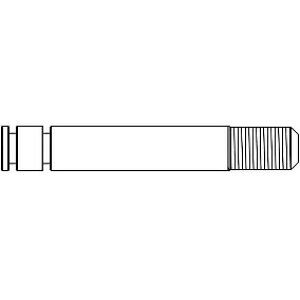 HIGH BIG BORE SHOCK4 PISTON ROD L20.0(2pic) [DT-SP-303R](JAN�F4573448247154)