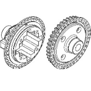 GEAR DIFF PULLEY CASE 38T [3E-020-501](JAN�F4573448247826)