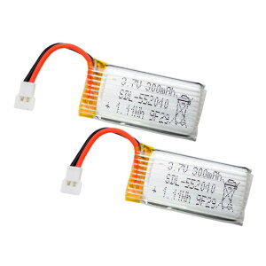 Li-Po�o�b�e���[ 3.7V 300mAh(K100/X100/V966/V911S/XKA110) 2�� [XKK100-016-1](JAN�F4571365947102)