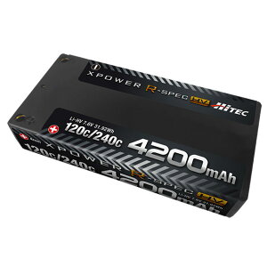 XPOWER R-SPEC Li-HV 7.6V 4200mAh 120C/240C [XPRHV4200S-B](JAN�F4573557704937)
