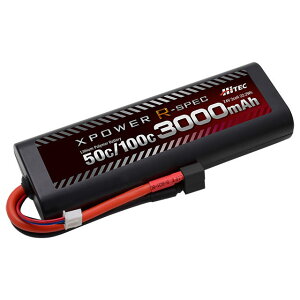XPOWER R-SPEC Li-Po 7.4V 3000mAh 50C/100C T�^ �f�B�[���Y�R�l�N�^�[ [XPR3000-RD-B](JAN�F4573557704975)