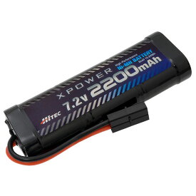 XPOWER Ni-MH 7.2V 2200mAh タミヤタイプコネクター [XP2200-NT-B]](JAN：4573557705002)