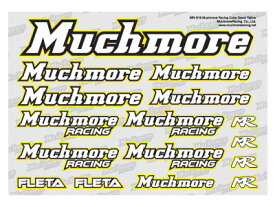 Muchmore Racing ロゴデカール(イエロー) [MR-D19](JAN：8809821047629)