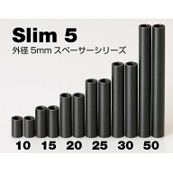 スリム5スチールスペーサー30mm(外径5mm/M3ネジ) 2pcs [0805-FD](JAN：4571344923356)