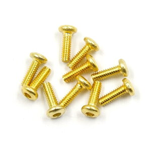 �Z�p�{�^���w�b�h�X�N�����[(M2×6mm)10pcs �X�e�����X�X�`�[���S�[���h���b�L [SHP-206GD](JAN�F4894711068284)