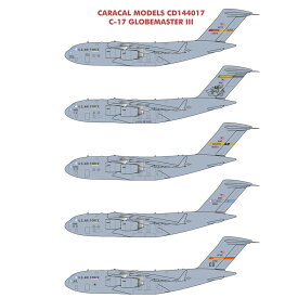 カラカルモデル 1/144 C-17 グローブマスターIII デカール CD144017