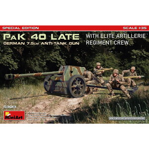 �~�j�A�[�g 1/35 WW.II �h�C�c�R 7.5cm�ΐ�ԖC Pak40 ����^ �G���[�g�C���A�� �t�B�M���A�t�� �v�����f�� MA53013