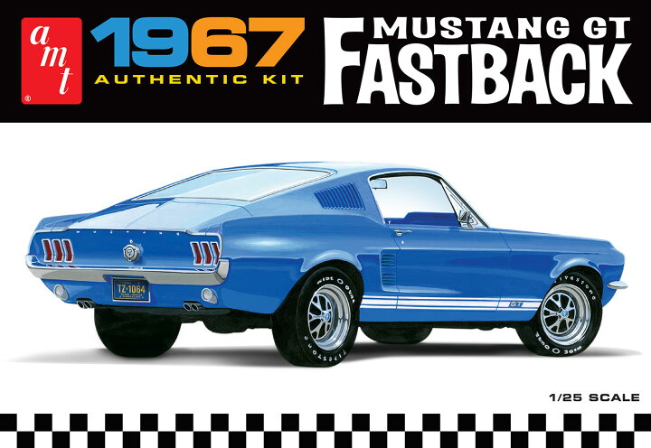 楽天市場】AMT 1/25 1967 フォード マスタングGT ファーストバック  