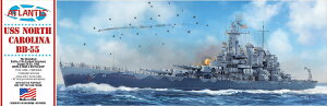 �A�g�����e�B�X���f�� 1/500 WW.II �A�����J�C�R ��� USS�m�[�X�J�����C�i BB-55 �v�����f�� AMCR601