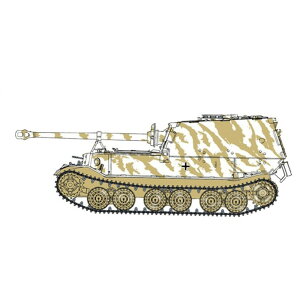 ドラゴン 1/72 WW.II ドイツ軍 Sd.Kfz.184 エレファント重駆逐戦車 第614重戦車駆逐中隊 1944 ポーランド 完成品 DRR60356