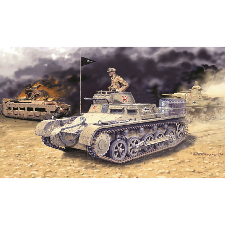 ドラゴン 1 35 WW II ドイツ軍 I号戦車B型 アフリカ軍団仕様 マジックトラック インテリアパーツ付属 豪華仕様 プラモデル DR6207SP 模型・プラモ総合専門店 ホビコレ