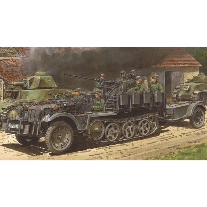 楽天市場】ドラゴン 1/35 WW.II ドイツ軍Sd.Kfz.10/4 1tハーフトラック 